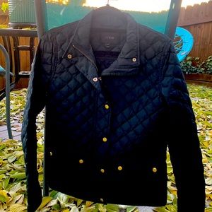 J Crew light weight quilted jacket